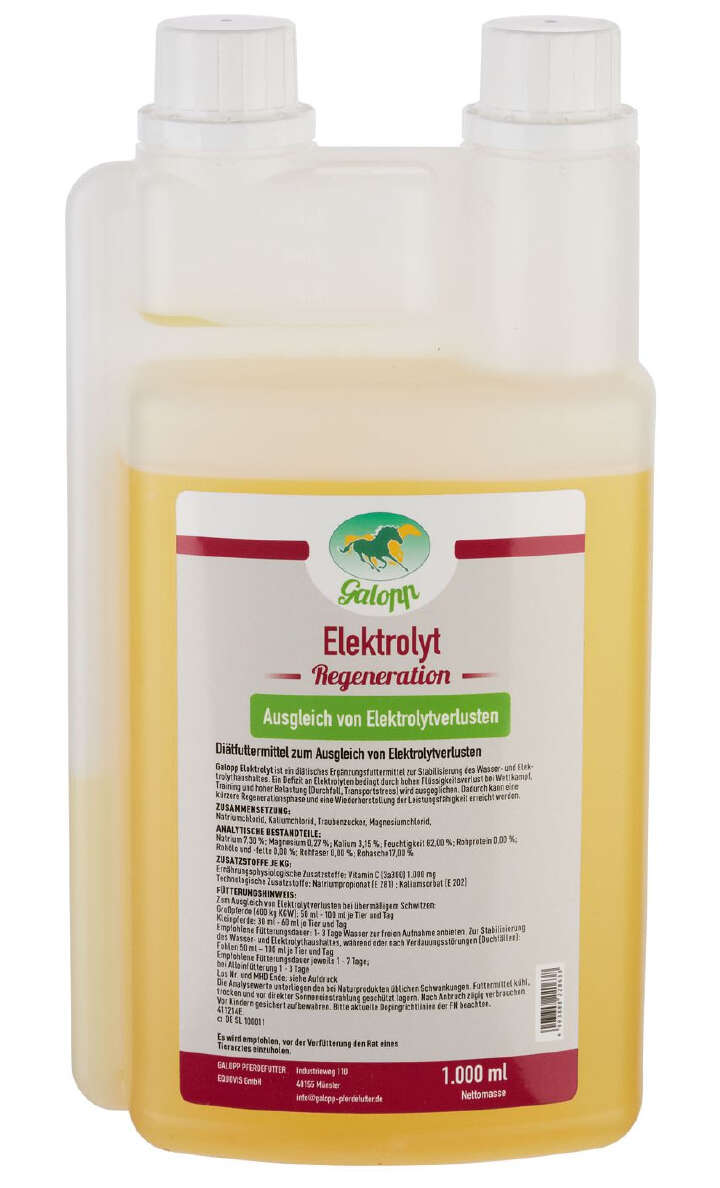 Galopp Zusatzfutter Elektrolyt